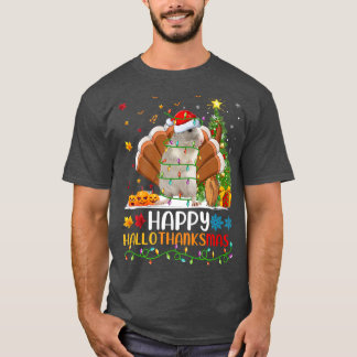 Degu Animal Lover Funny Happy Degu HelloThanksMas  T-Shirt