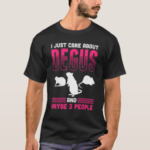 Degu For Degu Owner Degu Animal Pet Degus Degu Oc T-Shirt