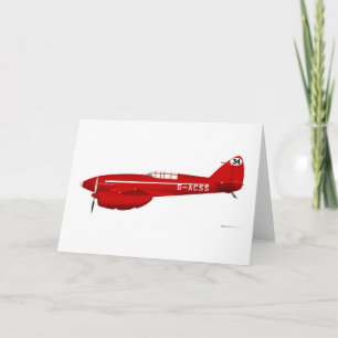 DeHavilland DH-88 Comet Card