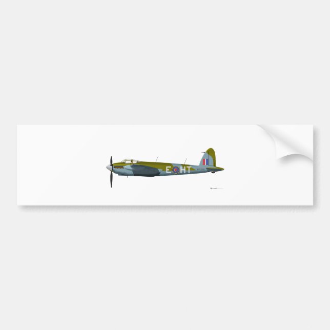 DeHavilland DH-98 Mosquito Bumper Sticker (Front)