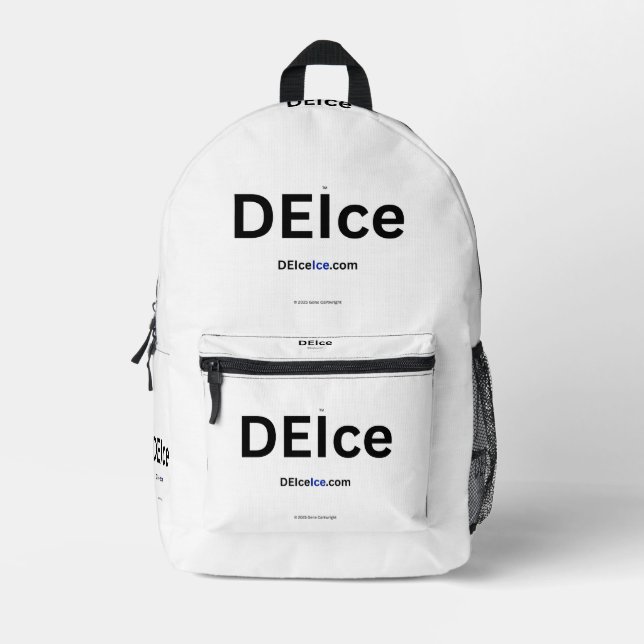 DEIce Printed Backpack (Front)