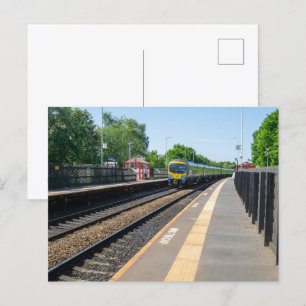 Deighton Railway Station, Huddersfield Postcard