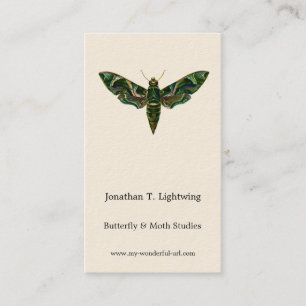 Deilephila Nerii - Oleander Hawk-Moth Business Car Business Card