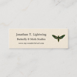 Deilephila Nerii - Oleander Hawk-Moth Business Car Mini Business Card