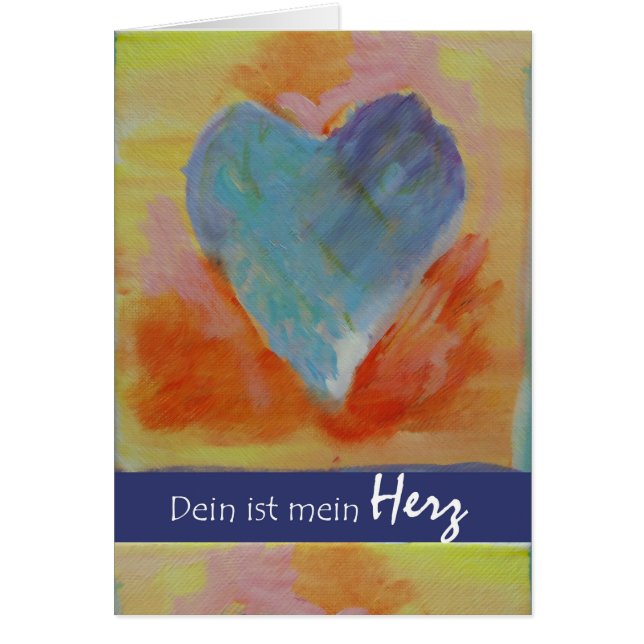 Dein ist mein Herz, You are my Heart, German Love (Front)