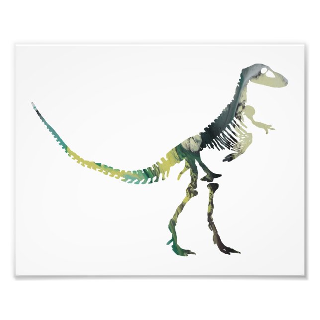 Deinodon skeleton photo print (Front)