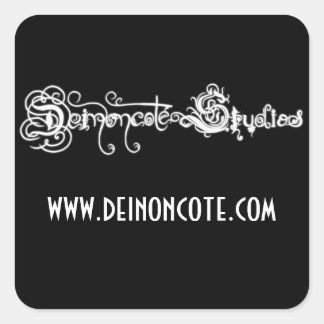 Deinoncote Studios Logo Square Sticker