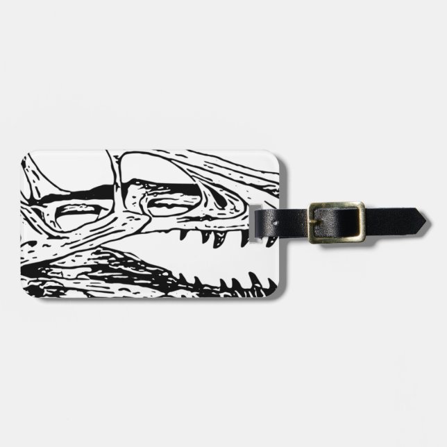 Deinonychus Luggage Tag (Front Horizontal)