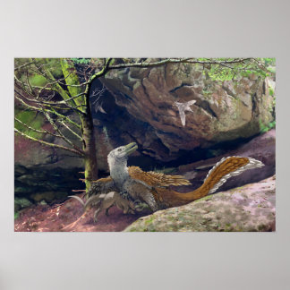 Deinonychus Prey Restraint Redux Print