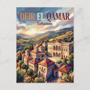 Deir el Qamar Lebanon Postcard
