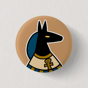 Deity :: Anubis 3 Cm Round Badge