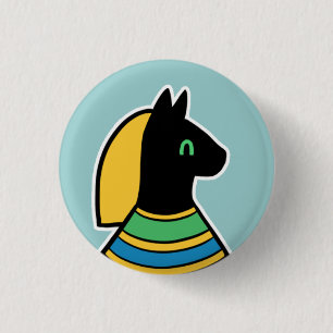 Deity :: Bastet 3 Cm Round Badge