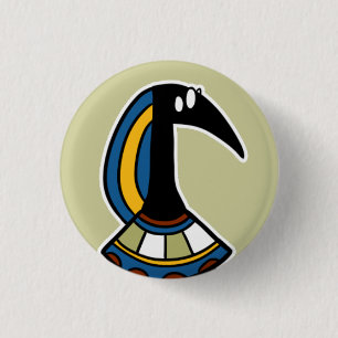 Deity :: Thoth 3 Cm Round Badge