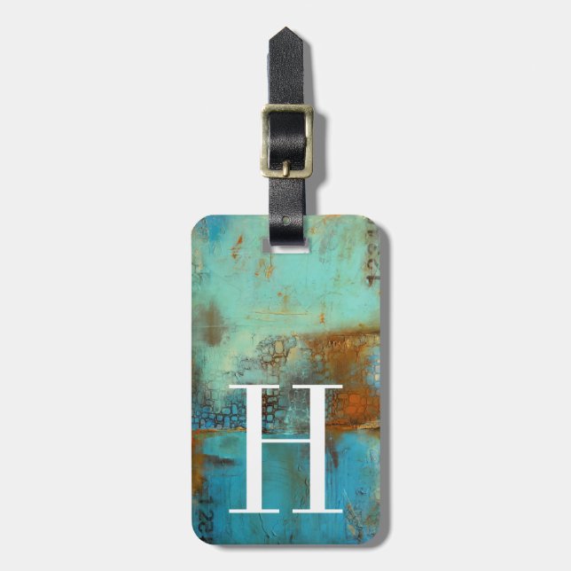 Deja Blue Luggage Tag (Front Vertical)