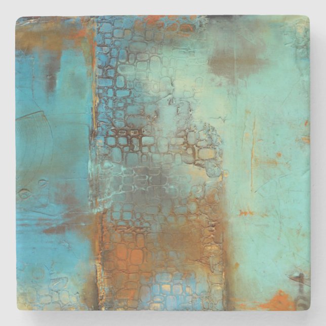 Deja Blue Stone Coaster (Front)