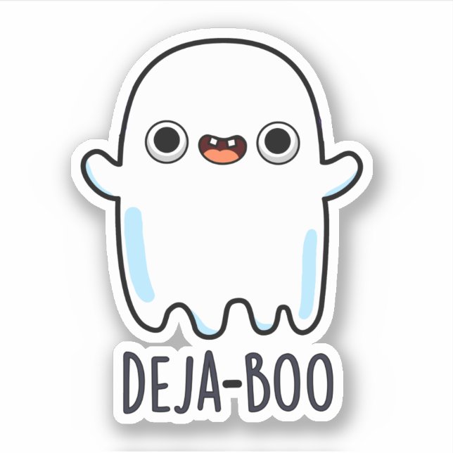 Deja Boo Funny Ghost Pun  (Front)