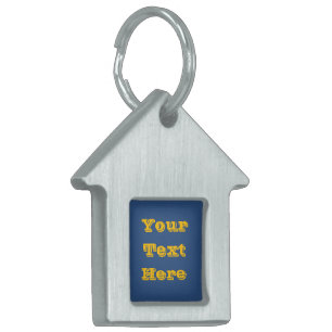 Deja Vu Blue Spring Season Solid Colour Pet ID Tag