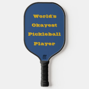 Deja Vu Blue Spring Season Solid Colour Pickleball Paddle