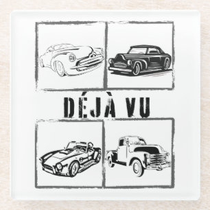 Déjà vu.w glass coaster
