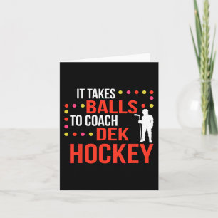 Dek Hockey Coach Card