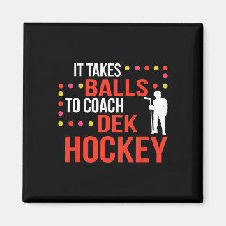 Dek Hockey Coach Magnet
