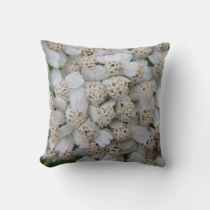 Dekokissen kleine weisse Wildblüten Cushion
