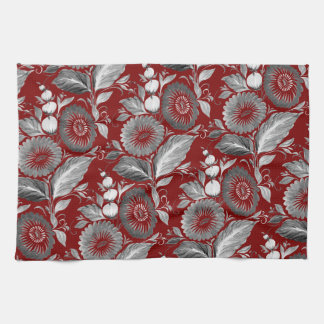Dekorative Blumen Tea Towel