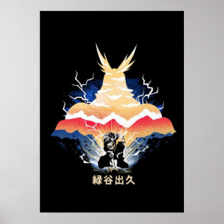 Deku vs All Might One For All Hero Academy 3 Poster
