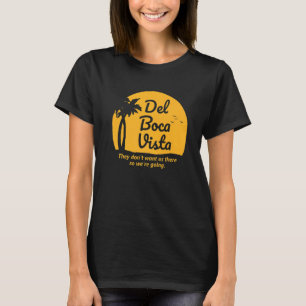 Del Boca Vista Retirement Florida Vintage Vacation T-Shirt