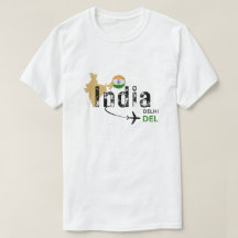 DEL Delhi Airport Code T Shirt