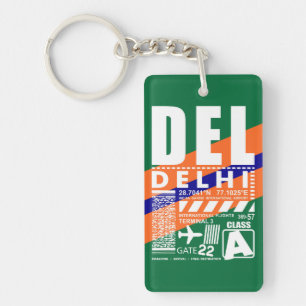 DEL Delhi Airport Key Ring