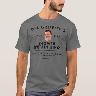 Del Griffiths Shower Curtain Rings Shermer IL Sinc T-Shirt