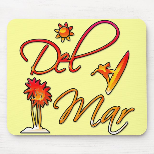 Del Mar Mouse Pad (Front)