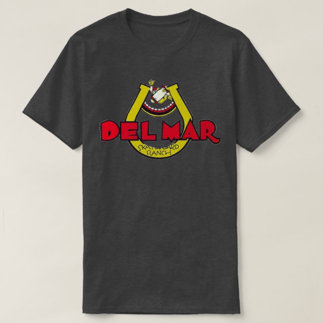Del mar skateboard ranch 2 design T-Shirt (Design Front)