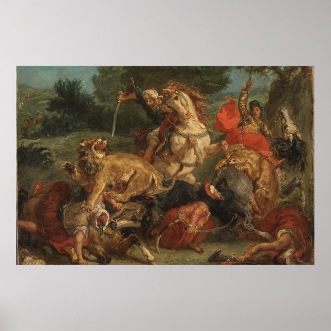 Delacroix Art Poster (Front)