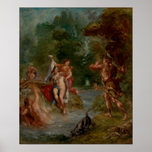 Delacroix - Four Seasons Summer Diana Surprised B… Poster
