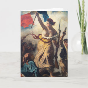 Delacroix - Liberty Leading The People Close-up Card
