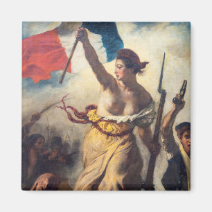 Delacroix - Liberty Leading The People Close-up Magnet