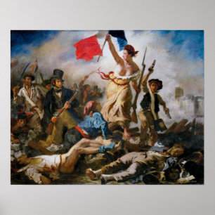 Delacroix - Liberty Leading The People Poster