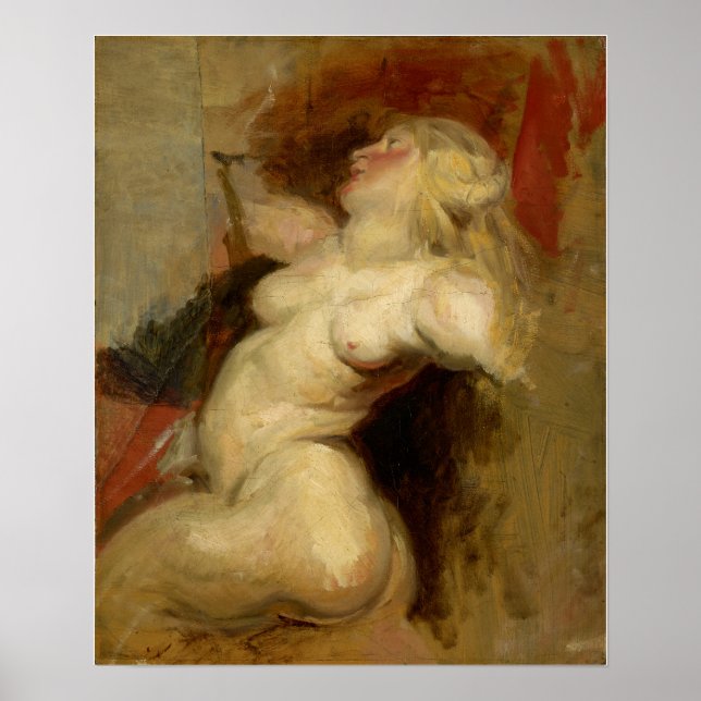 Delacroix - Nereide (After Rubens) 1822 Poster (Front)