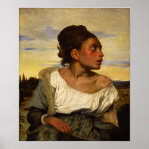 Delacroix - Young Orphan In Cemetery 1824 Poster