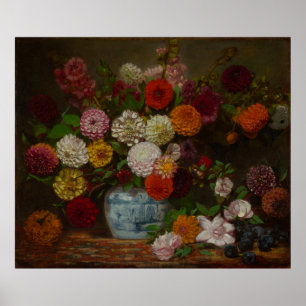 Delacroix's Still Life Poster