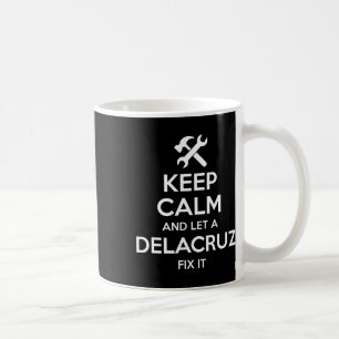 Delacruz Funny Surname Birthday Family Tree Reunio Coffee Mug