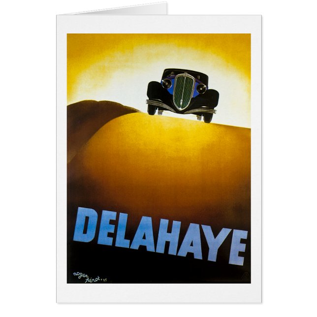 Delahaye - Vintage Advertisement (Front)