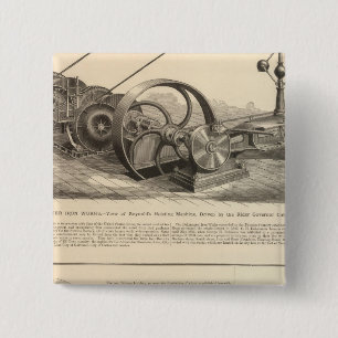 Delamater Iron Works 15 Cm Square Badge