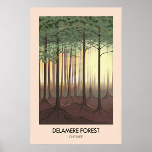 Delamere Forest Travel Poster