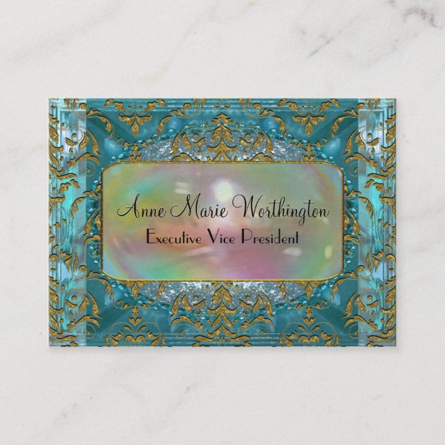 Delancey by the Sea 3.5 Elegant Professional Business Card (Front)