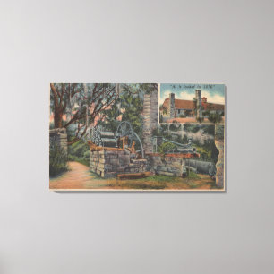 Deland, FL - Ruins of Old Spanish Sugar Mill Canvas Print