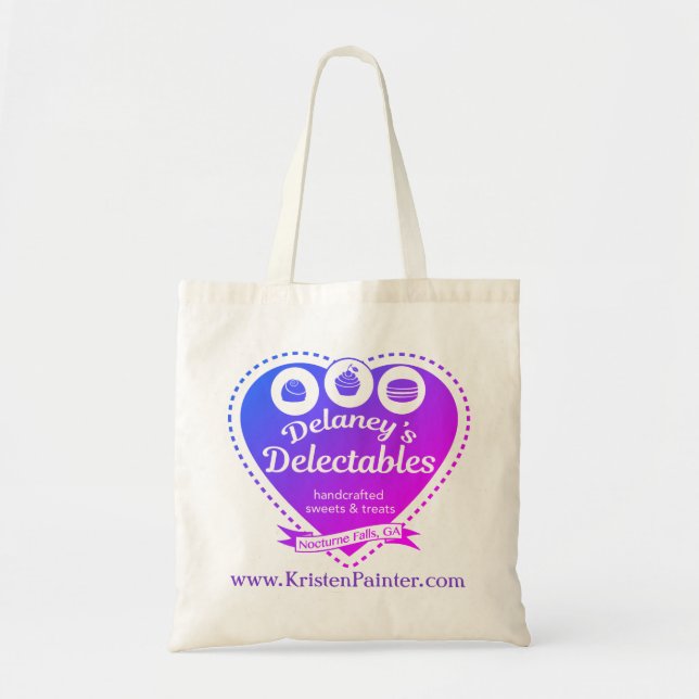 Delaney's Delectables Tote Bag (Front)