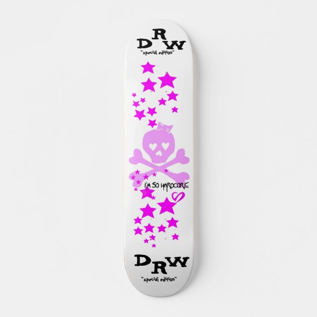 Delaney's Skateboard - Customised (Front)